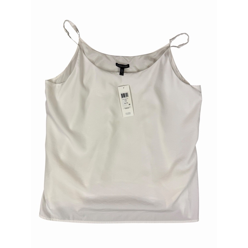 Eileen Fisher Ivory Tencel Camisole Tank Top Women's XL NWT